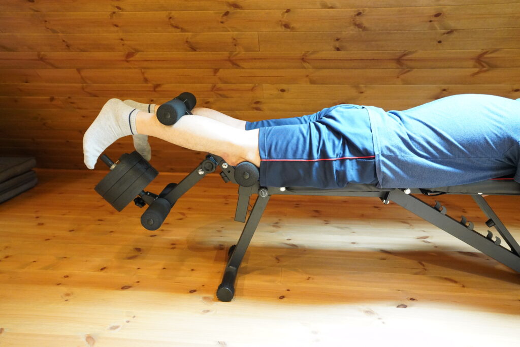 前十字靭帯のリハビリ、トレーニングにレッグカール・レッグエクステンションが自宅でできるトレーニングマシン WASAI MK035 |  夢をかなえる田舎暮らしブログ